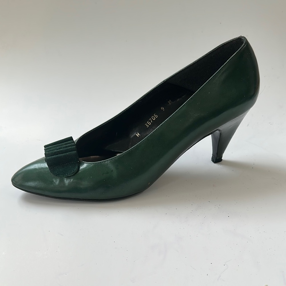 Elegant Green Women's Heel